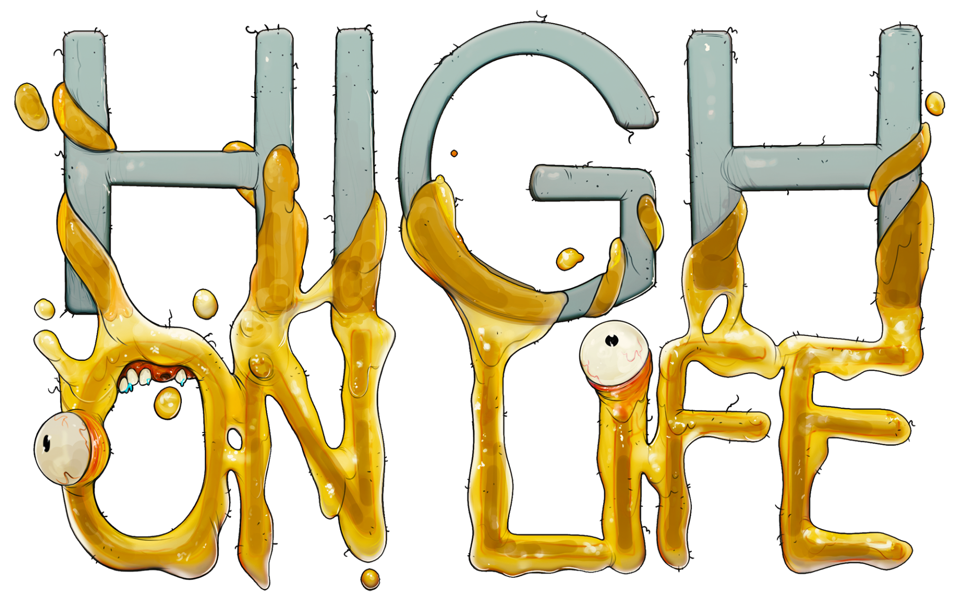 High on live. High on Life игра. High on Life logo. High on Life game logo. High on Life squanch games.