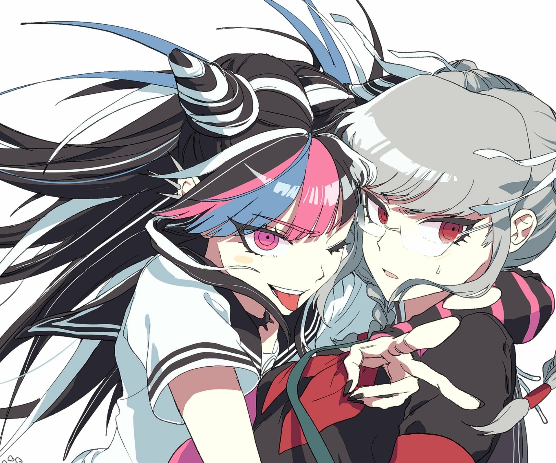 Download Peko Pekoyama Ibuki Mioda Video Game Danganronpa 2 Goodbye Despair Hd Wallpaper 