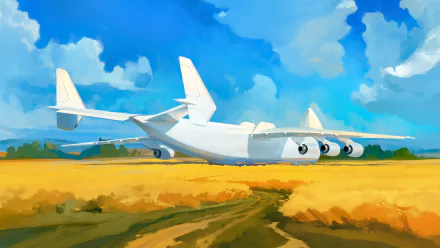 artistic aircraft Antonov AN-225 Mriya HD Desktop Wallpaper | Background Image