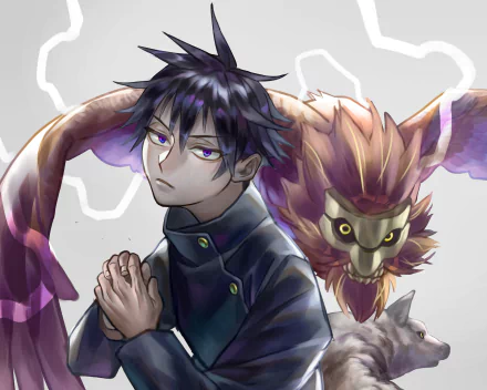 Megumi Fushiguro Anime Jujutsu Kaisen HD Desktop Wallpaper | Background Image