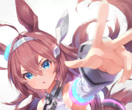 Mihono Bourbon Anime Uma Musume: Pretty Derby HD Desktop Wallpaper | Background Image