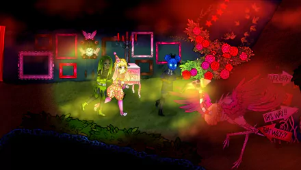 video game Pinku Kult: Hex Mortis HD Desktop Wallpaper | Background Image