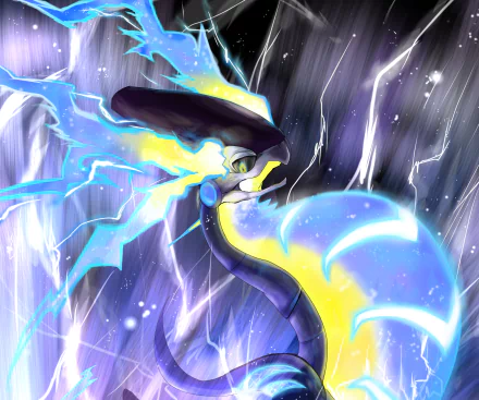 Miraidon (Pokémon) video game Pokémon: Scarlet And Violet HD Desktop Wallpaper | Background Image