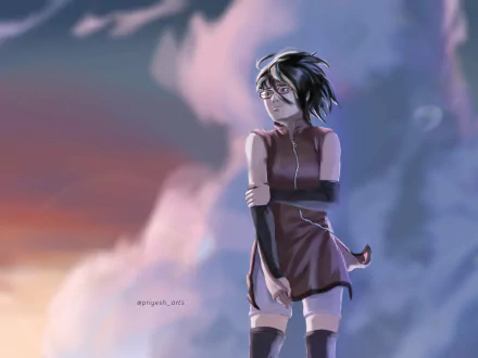 Sarada Uchiha Anime Boruto HD Desktop Wallpaper | Background Image