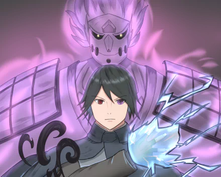 Sasuke Uchiha Susanoo (Naruto) Anime Boruto HD Desktop Wallpaper | Background Image