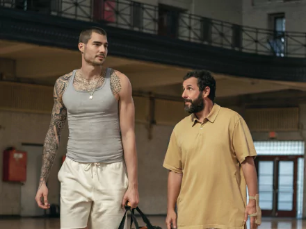 Juancho Hernangomez Ben Stiller movie Hustle HD Desktop Wallpaper | Background Image