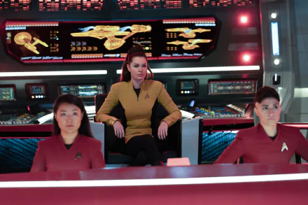 Una Chin-Riley Rebecca Romijn TV Show Star Trek: Strange New Worlds HD Desktop Wallpaper | Background Image