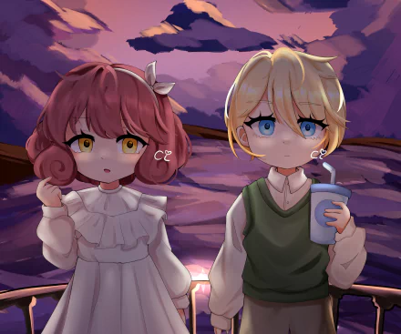 Ricky (Shadows House) Lou (Shadows House) Anime Shadows House HD Desktop Wallpaper | Background Image