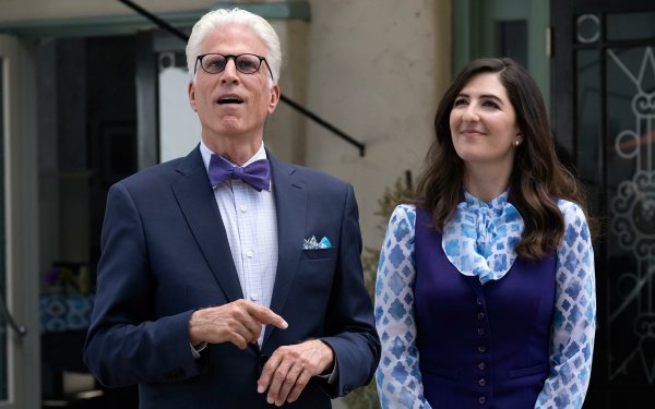 TV Show The Good Place Michael Ted Danson Janet D'Arcy Carden HD Wallpaper | Background Image