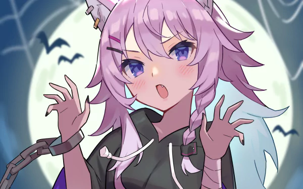 Nijisanji Nun Bora Anime Virtual Youtuber HD Desktop Wallpaper | Background Image