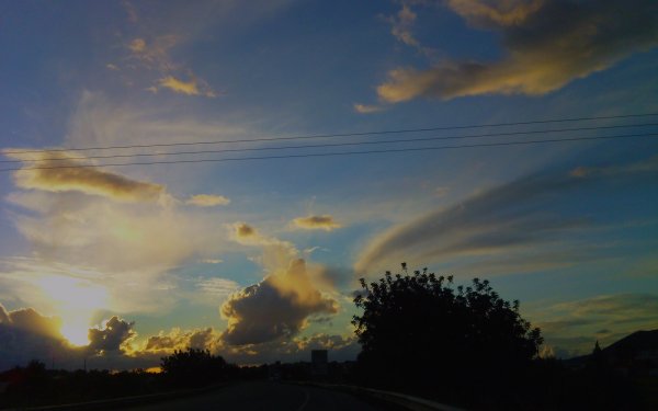 Earth Sunset Highway Cloud HD Wallpaper | Background Image