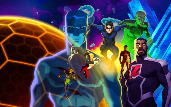 Nightwing Chameleon Boy Saturn Girl Phantom Girl Conner Kent TV Show Young Justice HD Desktop Wallpaper | Background Image