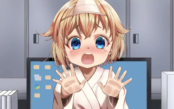 Yuurei-chan (Miss Shachiku and the Little Baby Ghost) Anime Miss Shachiku and the Little Baby Ghost HD Desktop Wallpaper | Background Image