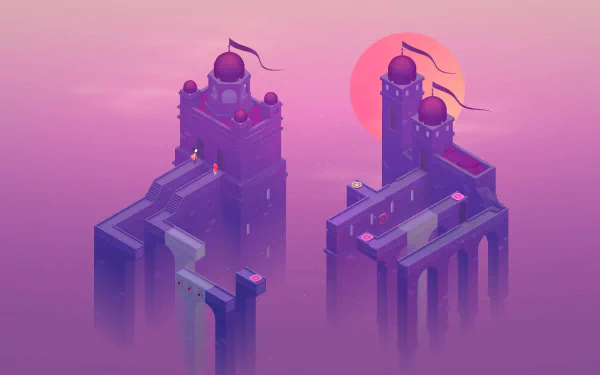 video game Monument Valley 2 HD Desktop Wallpaper | Background Image