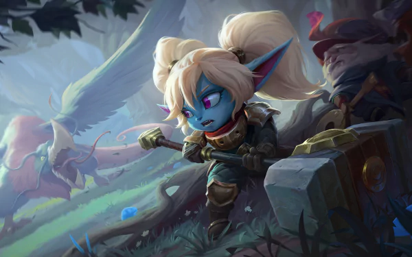 Poppy (League Of Legends) video game League Of Legends HD Desktop Wallpaper | Background Image