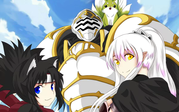 Chiyome (Skeleton Knight in Another World) Ponta (Skeleton Knight in Another World) Arc (Skeleton Knight in Another World) Ariane Glenys Lalatoya Anime Skeleton Knight in Another World HD Desktop Wallpaper | Background Image