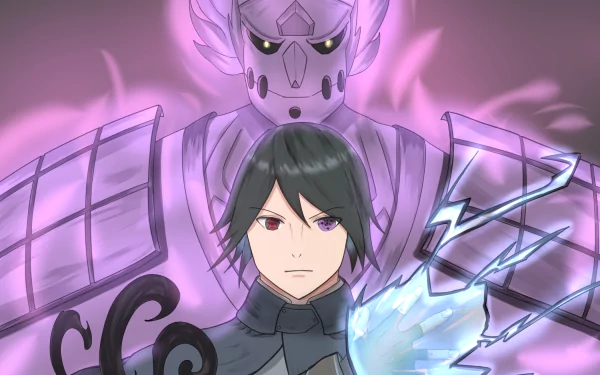 Sasuke Uchiha Susanoo (Naruto) Anime Boruto HD Desktop Wallpaper | Background Image