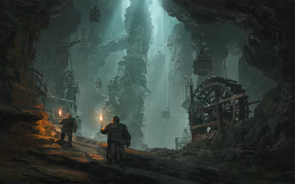 video game The Lord of the Rings: Return to Moria HD Desktop Wallpaper | Background Image