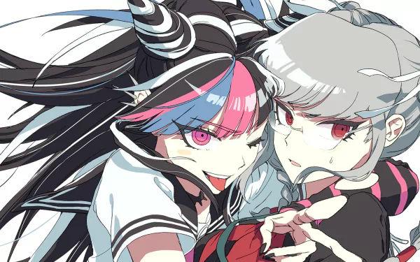 Peko Pekoyama Ibuki Mioda video game Danganronpa 2: Goodbye Despair HD Desktop Wallpaper | Background Image