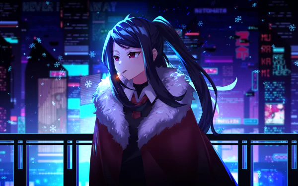 Julianne Stingray video game VA-11 Hall-A: Cyberpunk Bartender Action HD Desktop Wallpaper | Background Image