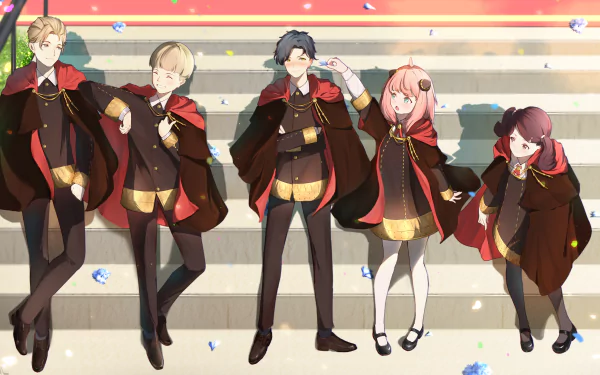 Becky Blackbell Damian Desmond Anya Forger Anime Spy x Family HD Desktop Wallpaper | Background Image