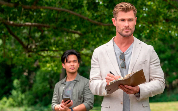Chris Hemsworth movie Spiderhead HD Desktop Wallpaper | Background Image
