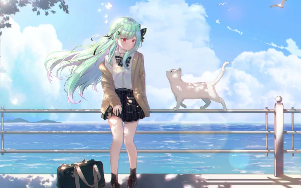 hololive Uruha Rushia Anime Virtual Youtuber HD Desktop Wallpaper | Background Image