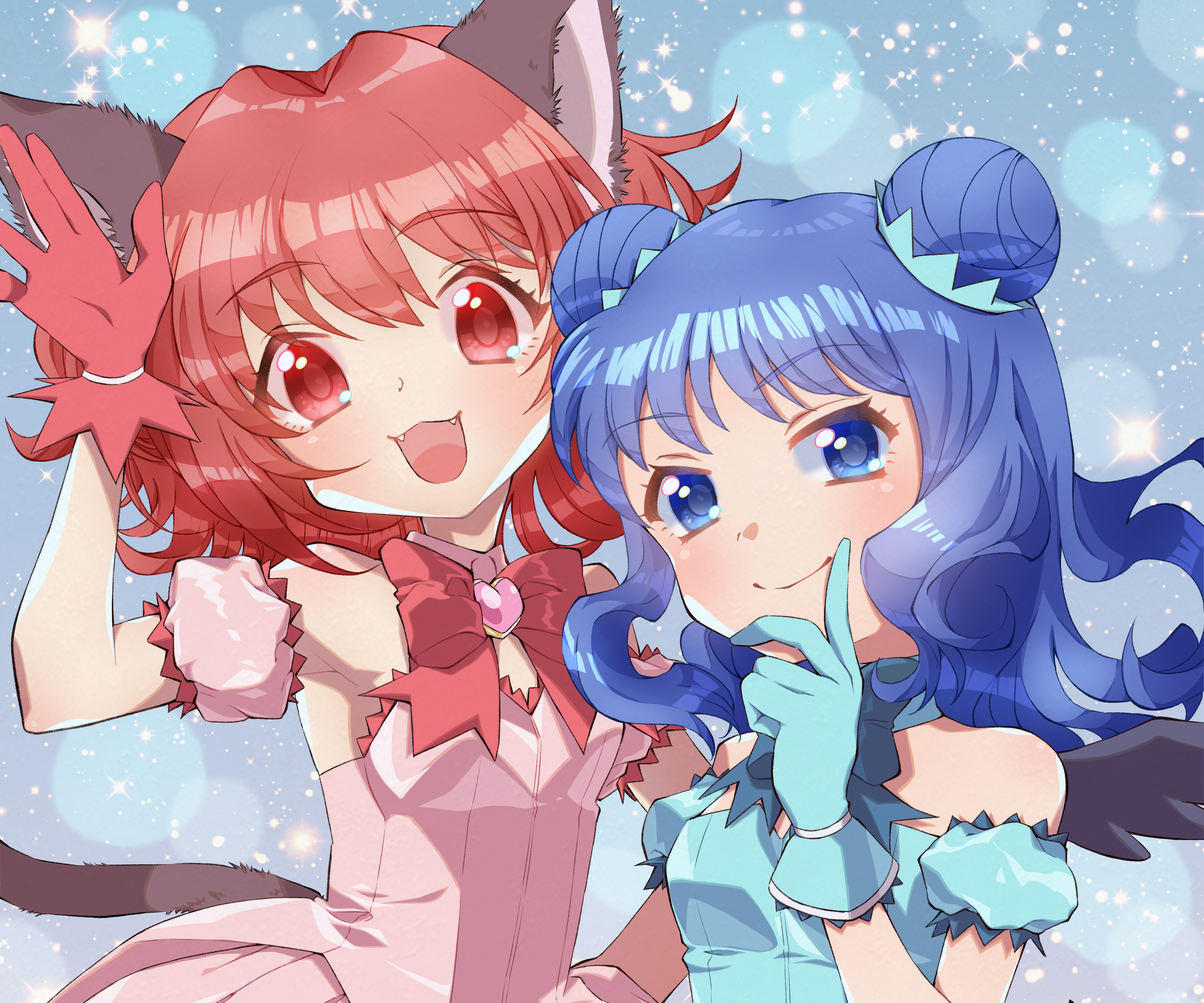 Tokyo Mew Mew New, ep 3. Momomiya Ichigo & Huang Bu-Ling