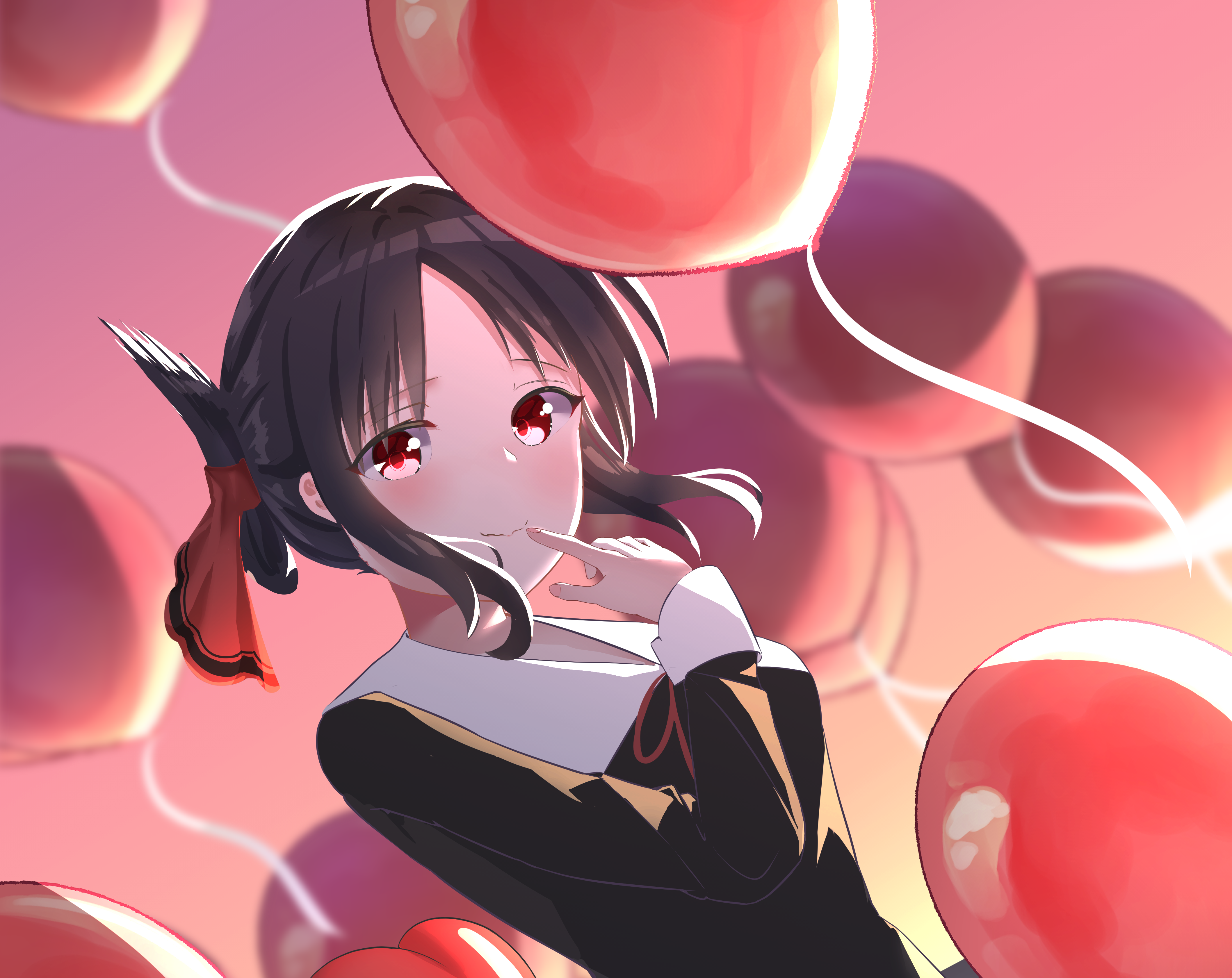 Anime Kaguya-sama: Love is War 4k Ultra HD Wallpaper by 月