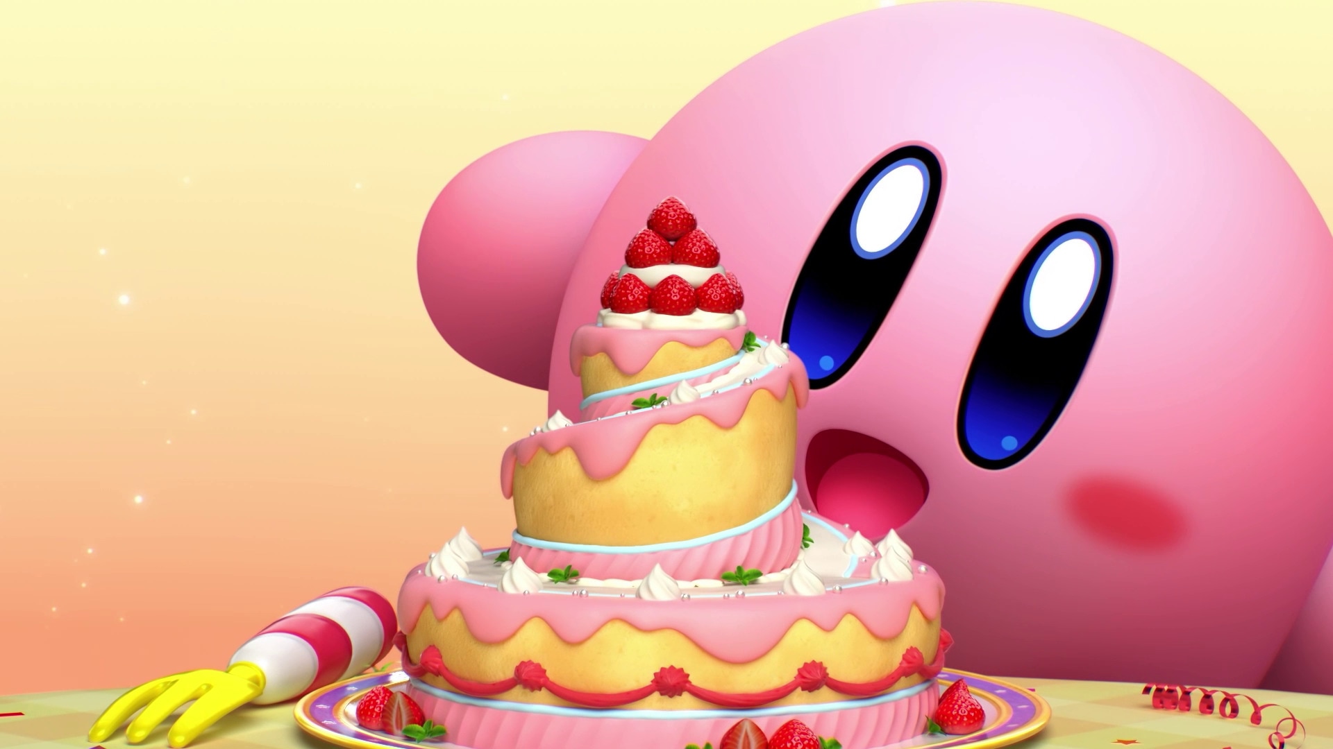 Video Game Kirby's Dream Buffet HD Wallpaper | Background Image