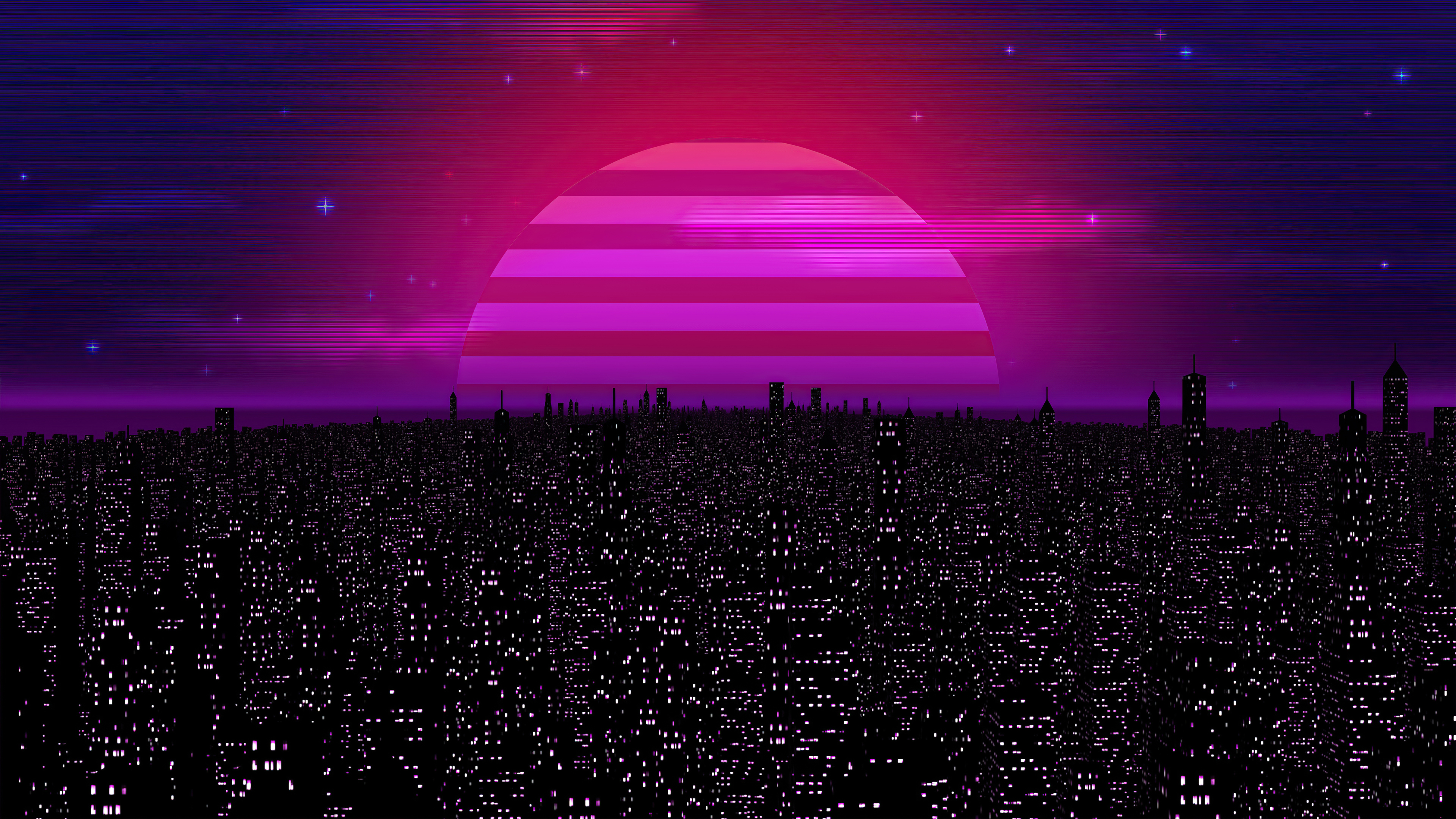 Chillwave Wallpaper - iXpap | Wallpaper, Vaporwave wallpaper, Cityscape