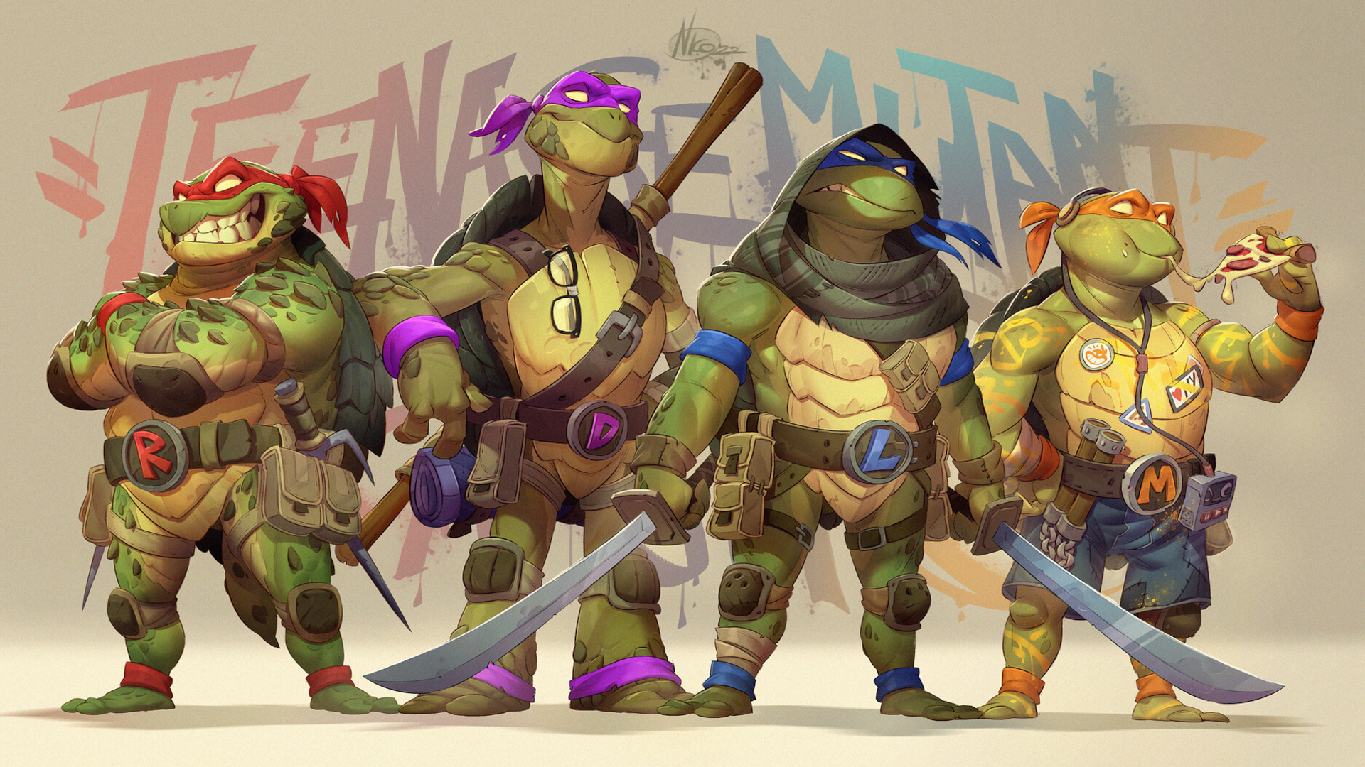 Comics Teenage Mutant Ninja Turtles HD Wallpaper by Nicola Saviori
