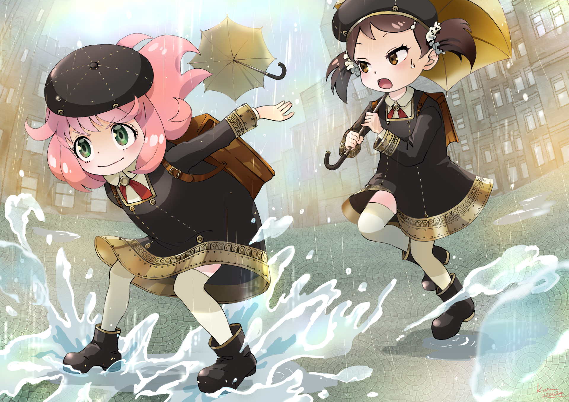 Download Becky Blackbell Anya Forger Anime Spy X Family HD Wallpaper by かりん