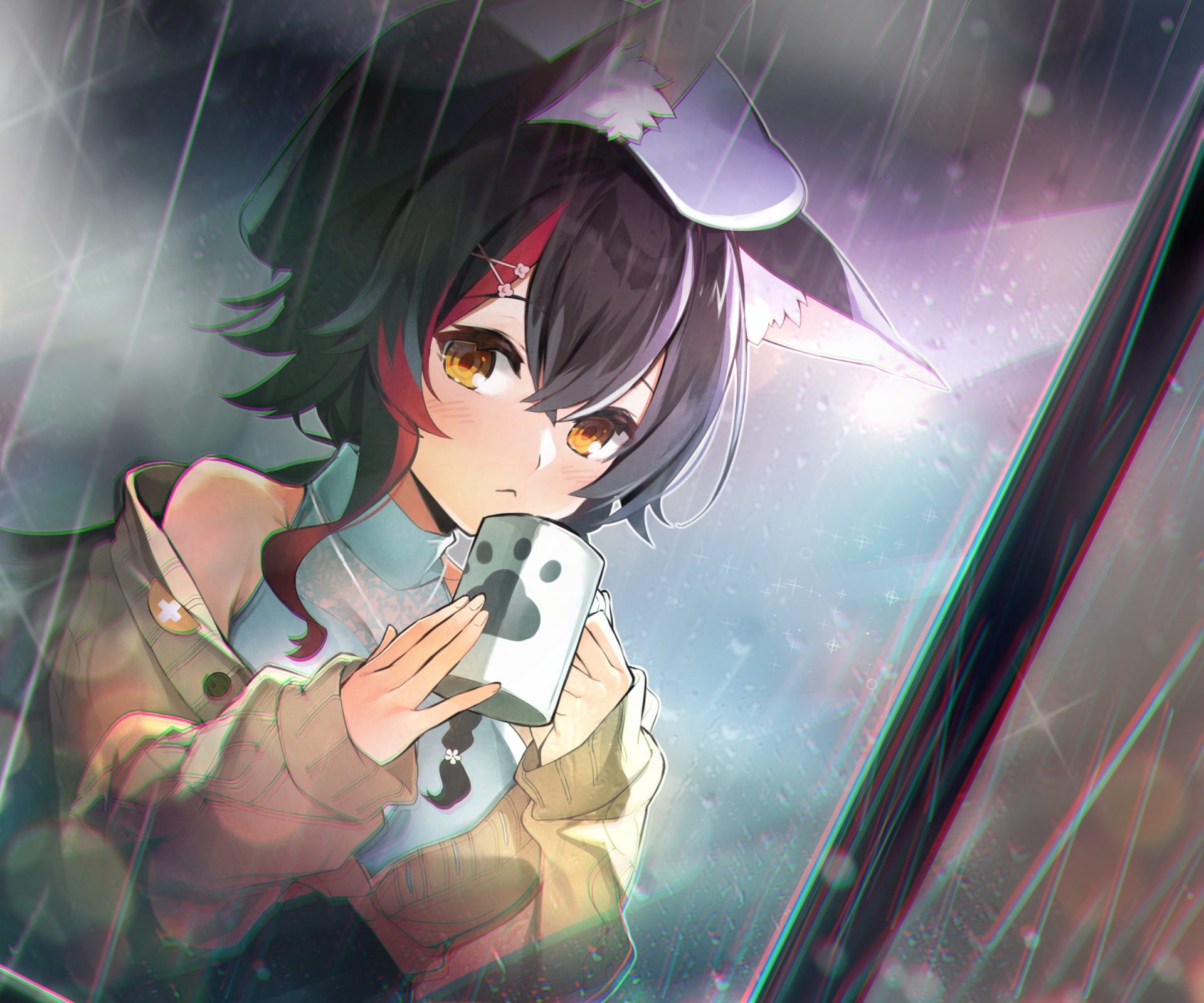 Download Hololive Ookami Mio Anime Virtual Youtuber HD Wallpaper