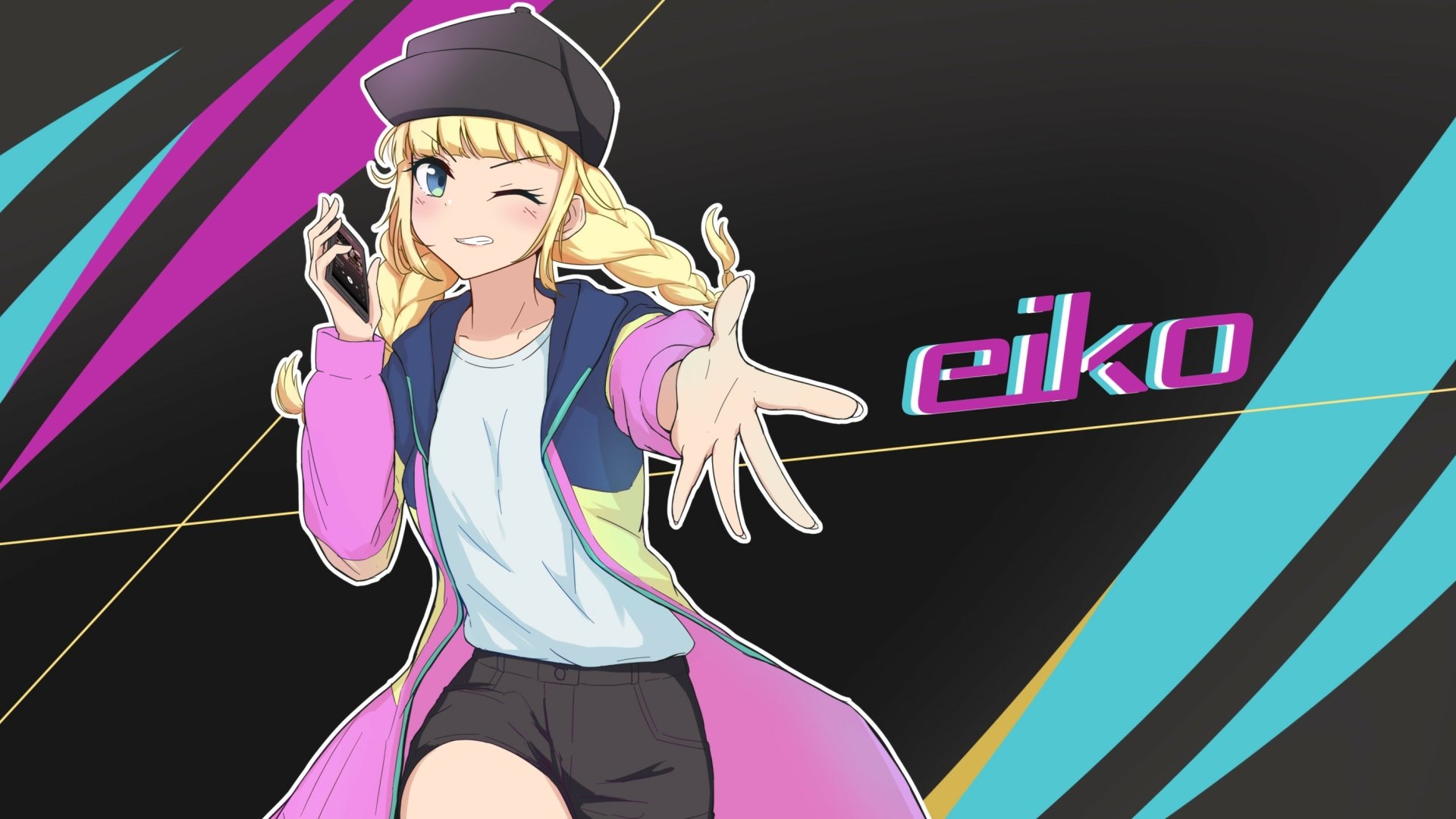 Download Eiko Tsukimi Anime Ya Boy Kongming! HD Wallpaper by Tad Liou