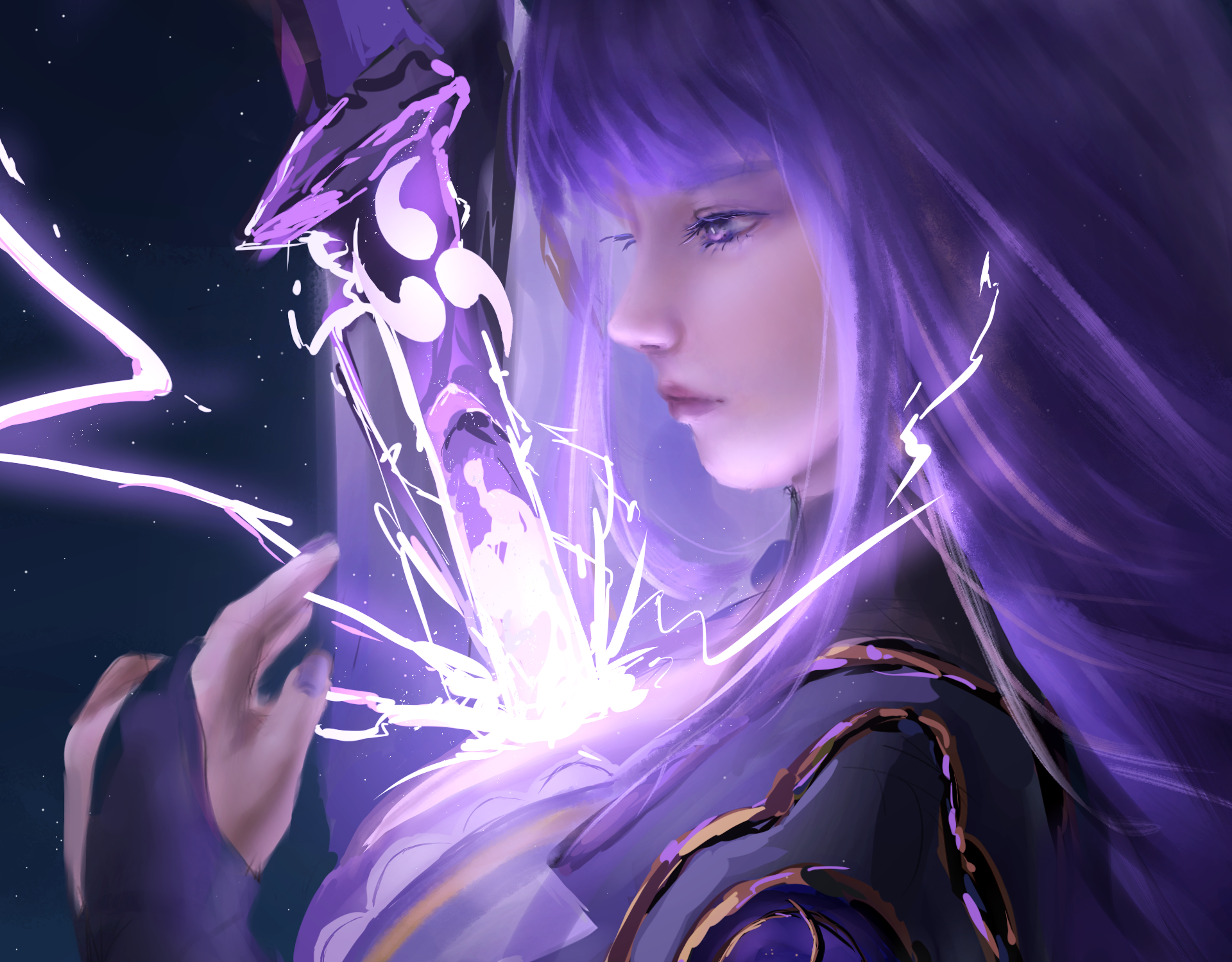 Download Baal Raiden Shogun (Genshin Impact) Video Game Genshin Impact HD Wallpaper by yohka