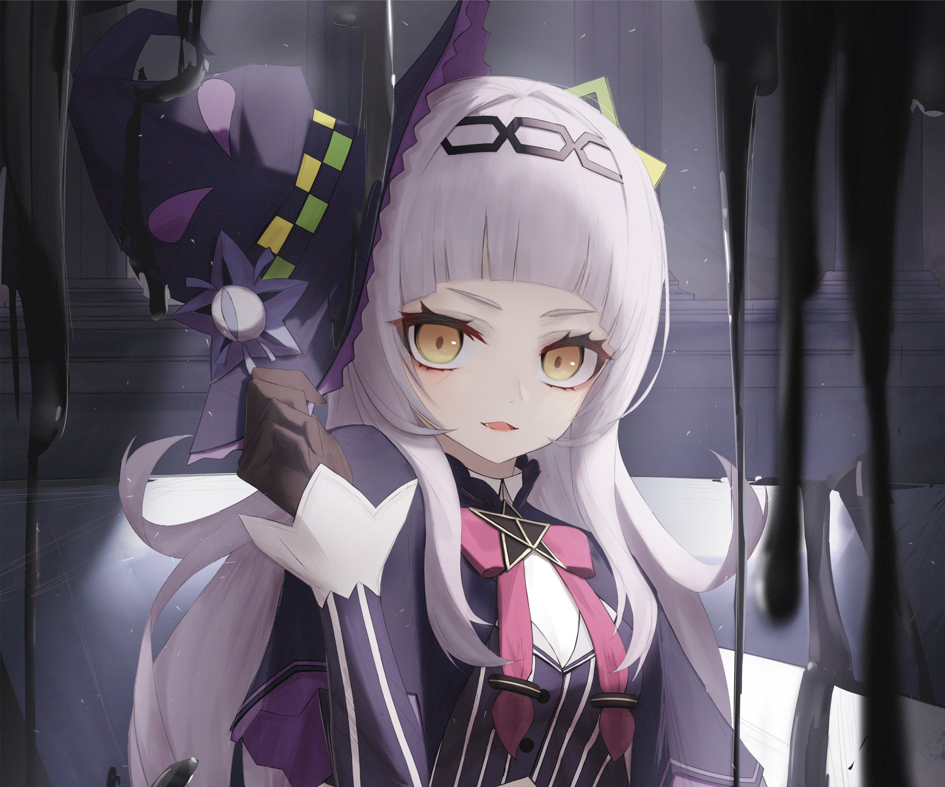Download Hololive Murasaki Shion Anime Virtual Youtuber HD Wallpaper