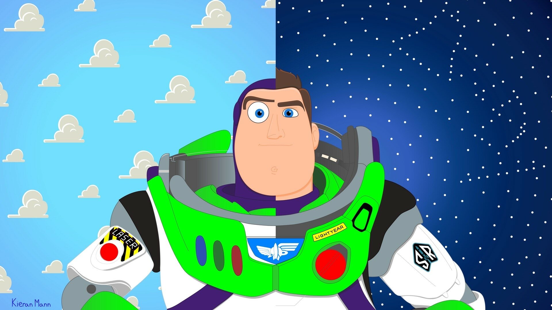 Download Buzz Lightyear Movie Lightyear HD Wallpaper by Kieran Mann