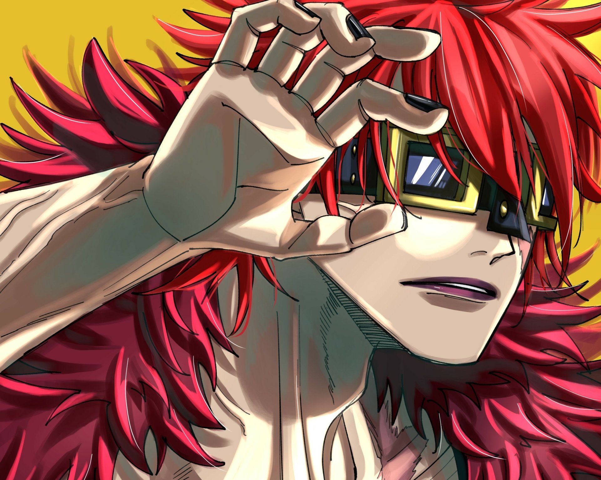 Download Eustass Kid Anime One Piece HD Wallpaper by ひめあろ