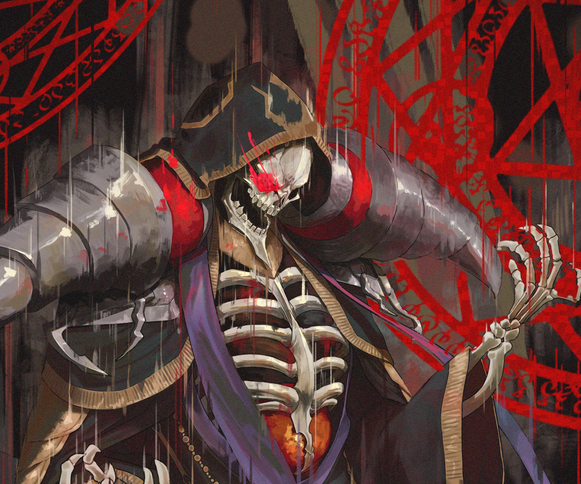 Download Ainz Ooal Gown Anime Overlord HD Wallpaper by リョンー