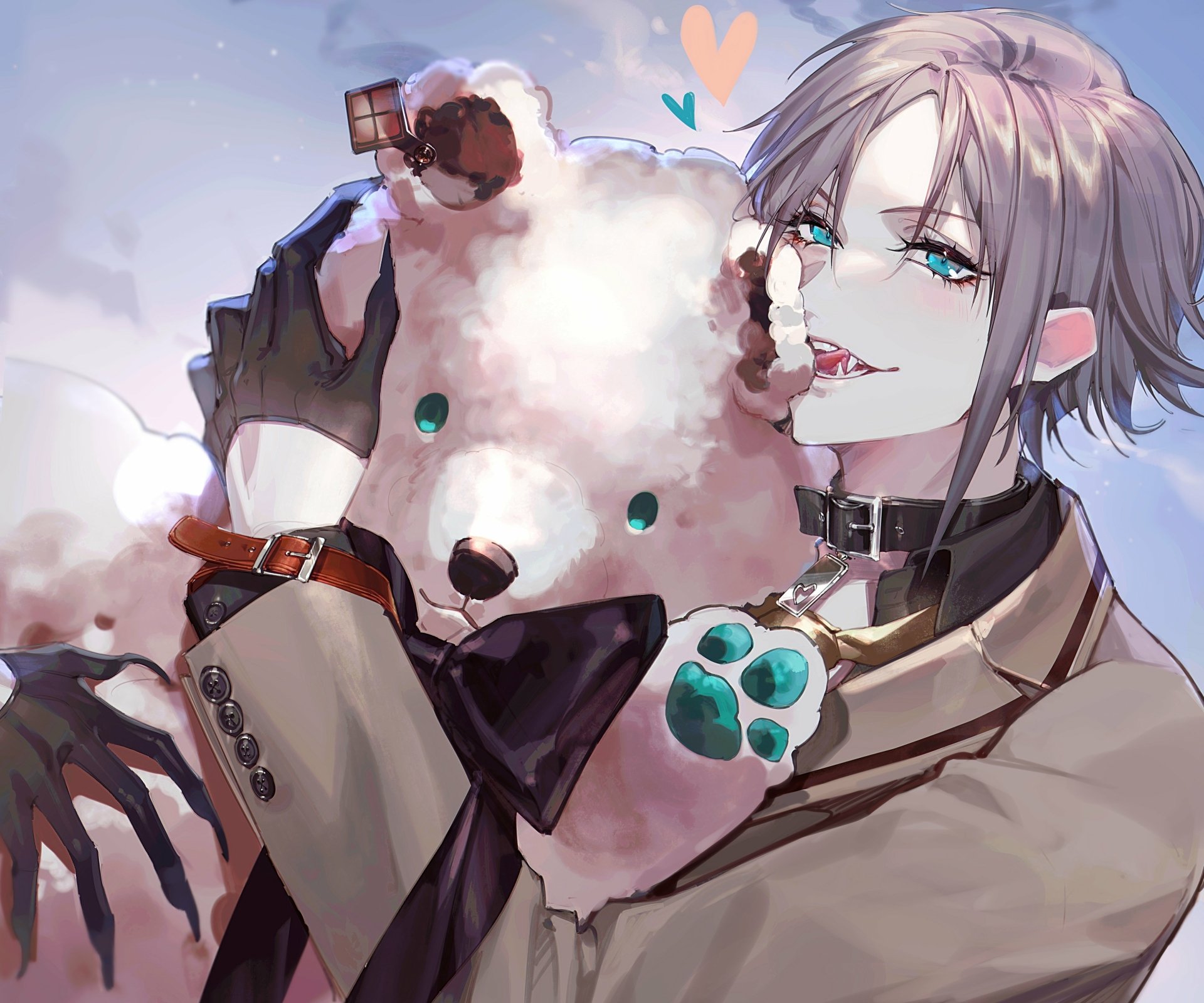 Download Luxiem Mysta Rias Anime Virtual Youtuber HD Wallpaper