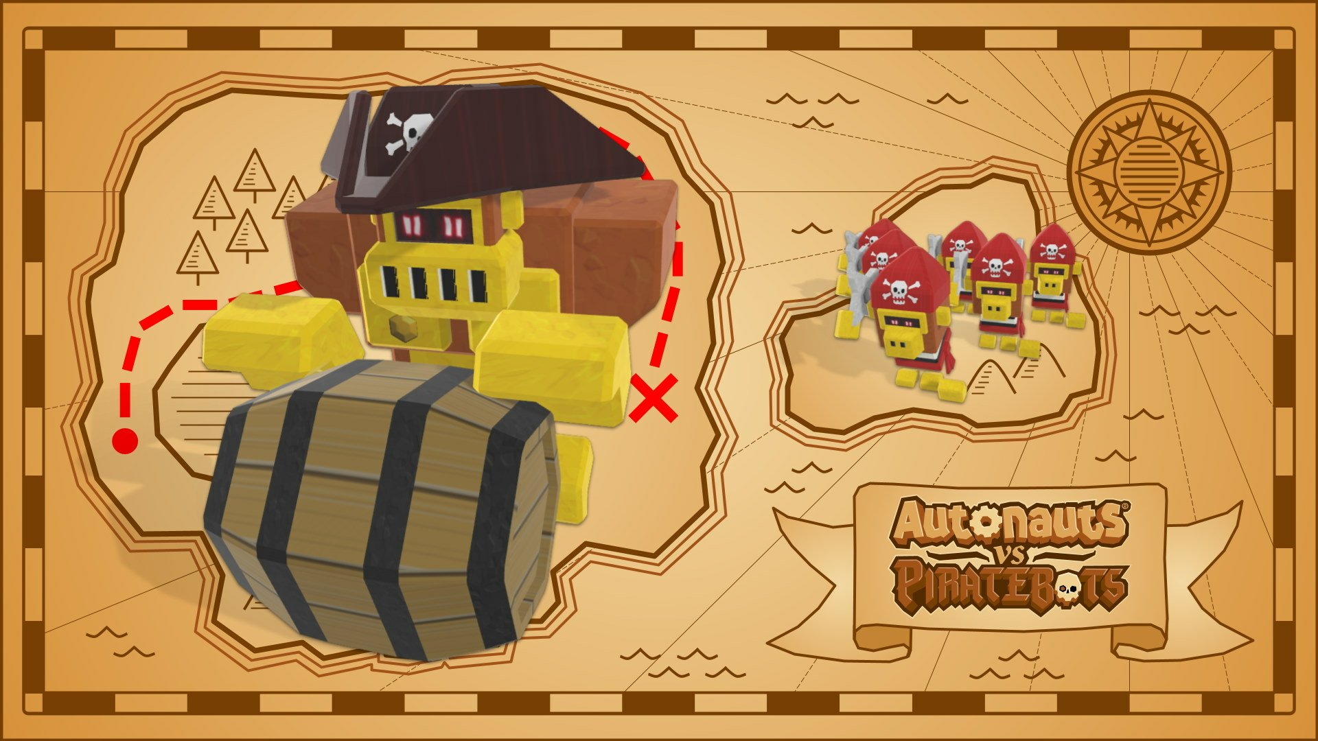 Download Video Game Autonauts Vs Piratebots HD Wallpaper