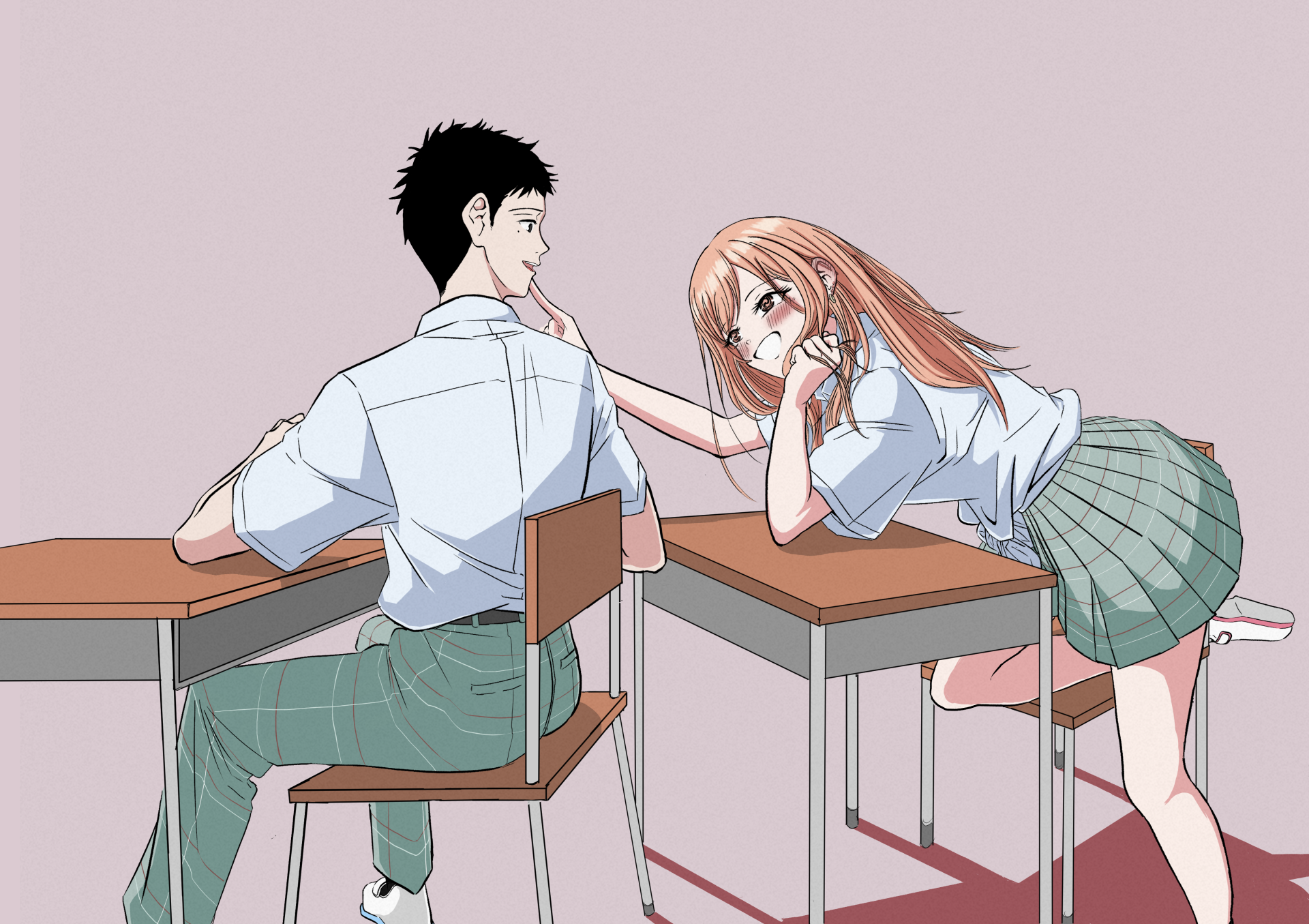 Download Marin Kitagawa Wakana Gojo Anime My Dress-Up Darling 4k Ultra HD Wallpaper by 雨