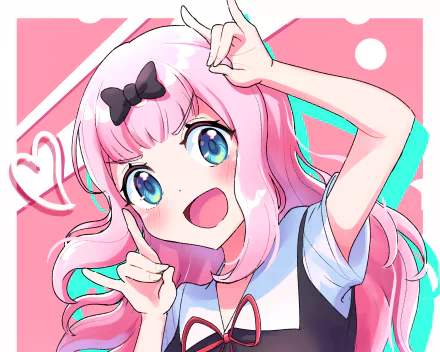 Chika Fujiwara Anime Kaguya-sama: Love is War HD Desktop Wallpaper | Background Image