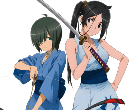 Hitachi Chigusa Yamato Mikoto Anime Is It Wrong to Try to Pick Up Girls in a Dungeon? HD Desktop Wallpaper | Background Image