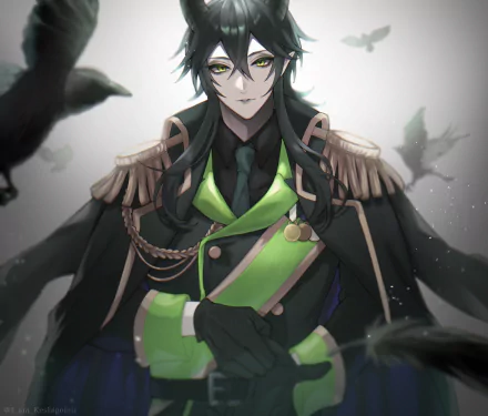 Malleus Draconia video game Twisted Wonderland HD Desktop Wallpaper | Background Image