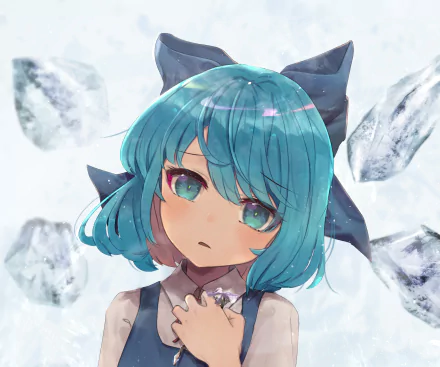 Cirno (Touhou) Anime Touhou HD Desktop Wallpaper | Background Image