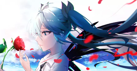 Hatsune Miku Anime Vocaloid HD Desktop Wallpaper | Background Image