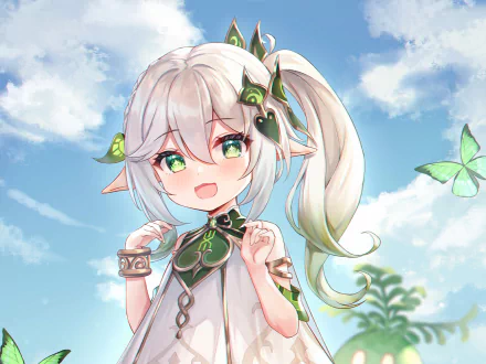 Nahida (Genshin Impact) Lesser Lord Kusanali video game Genshin Impact HD Desktop Wallpaper | Background Image