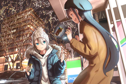 Anime friends HD Desktop Wallpaper | Background Image